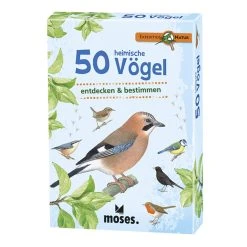Moses Verlag EXPEDITION NATUR 50 HEIMISCHE VÖGEL - Kinderbuch