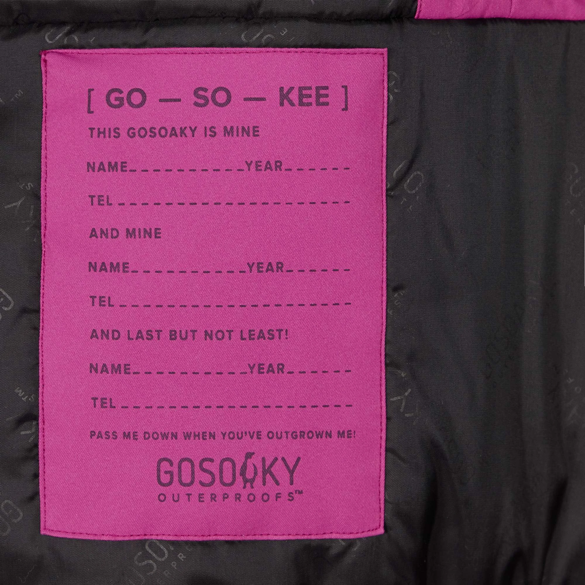 GOSOAKY RED SPARROW Kinder - Übergangsjacke 12 GOSOAKY RED SPARROW Kinder - Übergangsjacke – Bild 10